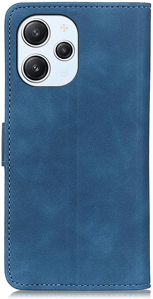 KHAZNEH Xiaomi Redmi 12 Hoesje Retro Wallet Book Case Blauw afbeelding 9
