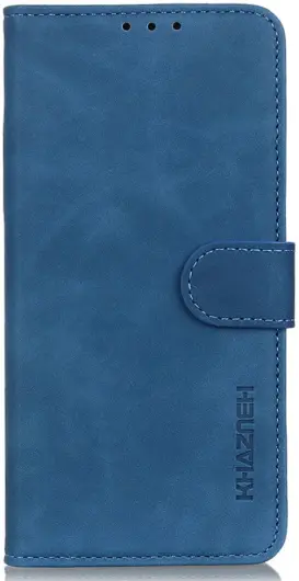 KHAZNEH Xiaomi Redmi 12 Hoesje Retro Wallet Book Case Blauw afbeelding 8
