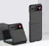 Motorola Razr 40 Hoesje Hard Plastic Back Cover Zwart afbeelding 5