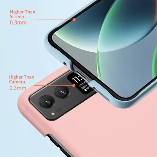 Motorola Razr 40 Hoesje Hard Plastic Back Cover Roze afbeelding 7