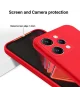 Xiaomi Redmi 12 Hoesje Siliconen Back Cover Rood