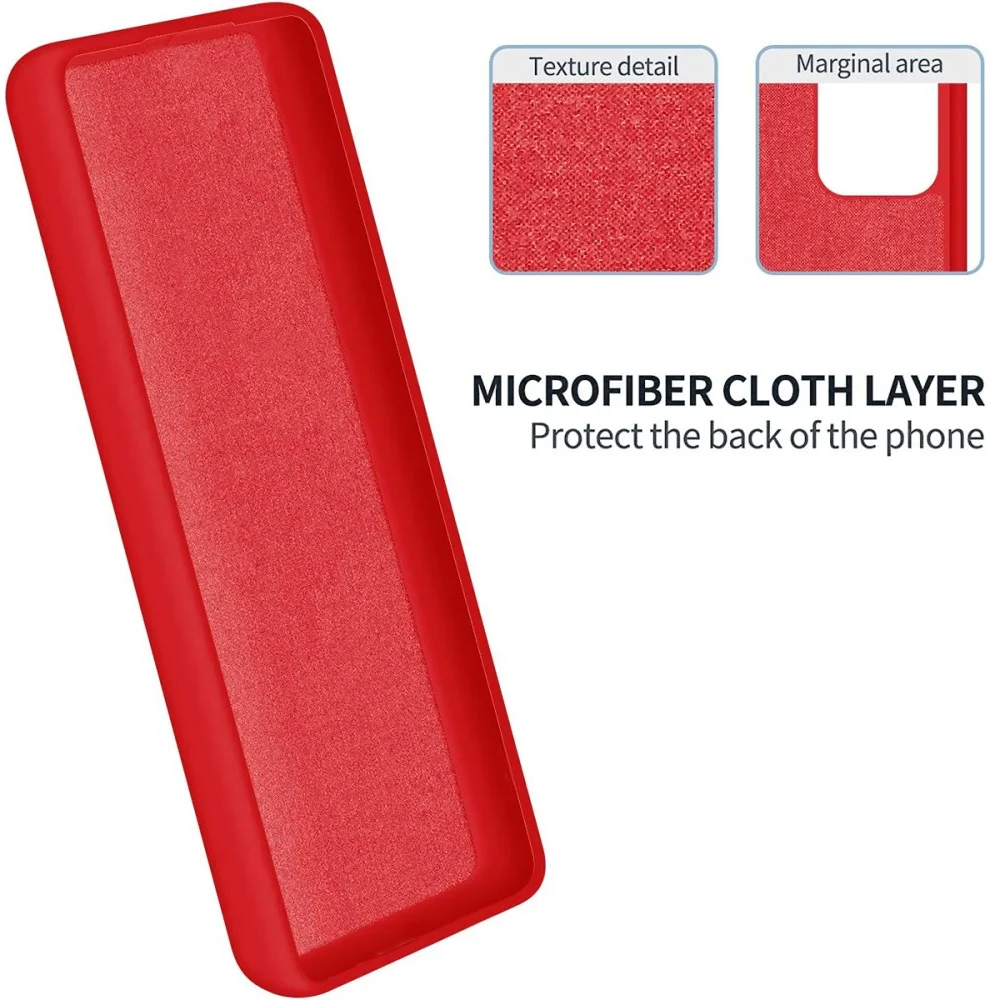 Xiaomi Redmi 12 Hoesje Siliconen Back Cover Rood afbeelding 7