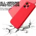 Xiaomi Redmi 12 Hoesje Siliconen Back Cover Rood afbeelding 2