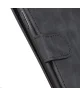KHAZNEH Motorola Moto G14 Hoesje Retro Wallet Book Case Zwart