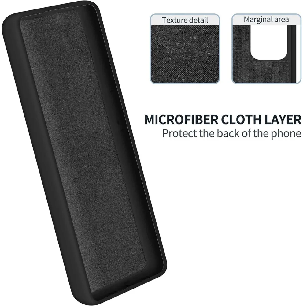 Sony Xperia 5 V Hoesje Siliconen Back Cover Zwart afbeelding 7