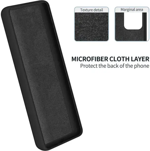 Sony Xperia 5 V Hoesje Siliconen Back Cover Zwart afbeelding 7