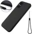 Sony Xperia 5 V Hoesje Siliconen Back Cover Zwart afbeelding 3
