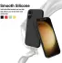 Sony Xperia 5 V Hoesje Siliconen Back Cover Zwart afbeelding 4