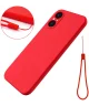 Sony Xperia 5 V Hoesje Siliconen Back Cover Rood