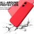 Sony Xperia 5 V Hoesje Siliconen Back Cover Rood afbeelding 2