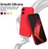 Sony Xperia 5 V Hoesje Siliconen Back Cover Rood afbeelding 5