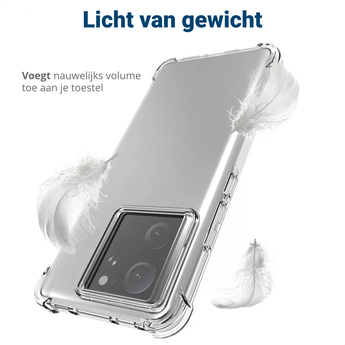 Xiaomi 13T / 13T Pro Hoesje Schokbestendig en Dun TPU Transparant afbeelding 5