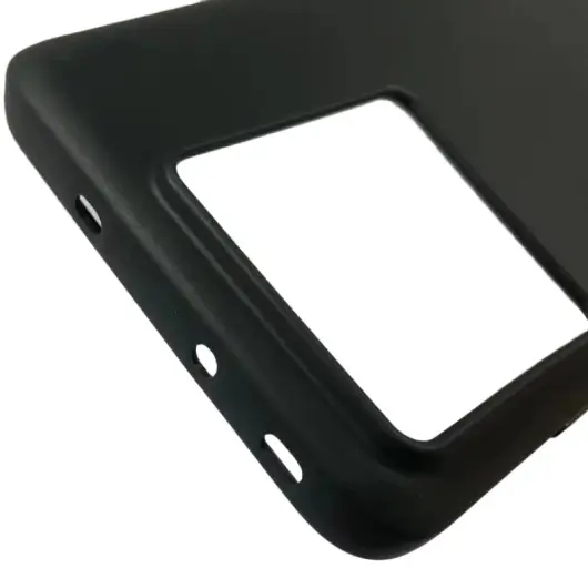 Xiaomi 13T / 13T Pro Hoesje Matte Back Cover Dun TPU Zwart afbeelding 4