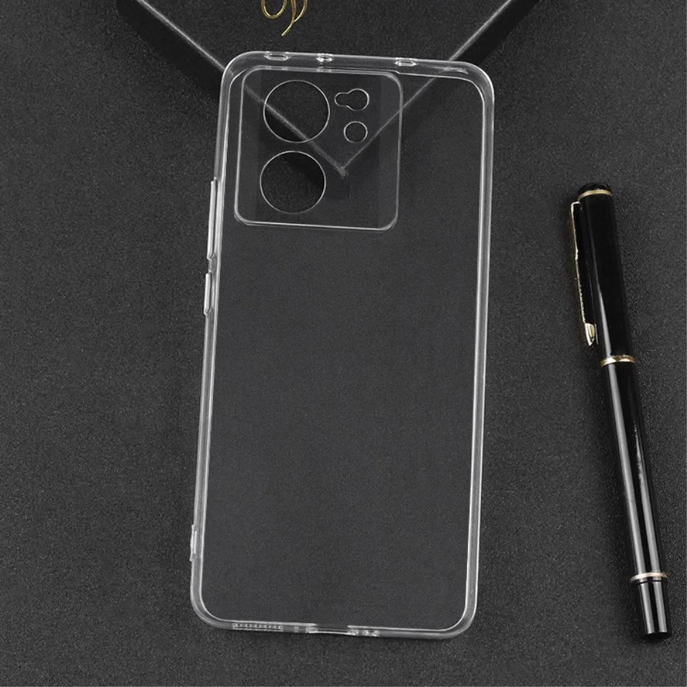 Xiaomi 13T / 13T Pro Hoesje Dun Flexibel TPU Back Cover Transparant afbeelding 2