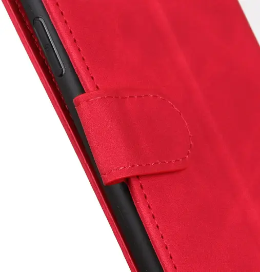KHAZNEH Oppo A18 / A38 Hoesje Retro Wallet Book Case Rood afbeelding 5