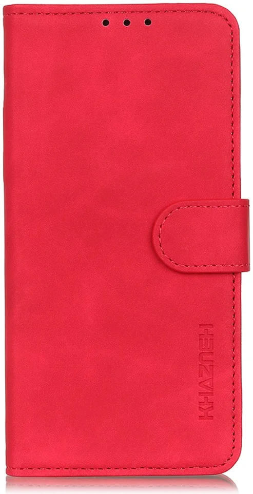 KHAZNEH Motorola Moto G84 Hoesje Retro Wallet Book Case Rood afbeelding 7