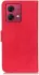 KHAZNEH Motorola Moto G84 Hoesje Retro Wallet Book Case Rood afbeelding 8