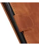 KHAZNEH Motorola Moto G54 Hoesje Retro Wallet Book Case Bruin