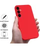 Samsung Galaxy A05s Hoesje Siliconen Back Cover Rood