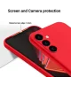 Samsung Galaxy A05s Hoesje Siliconen Back Cover Rood