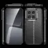 Xiaomi 14 Hoesje met Kunstleer Coating Back Cover Zwart afbeelding 2