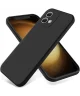 Motorola Moto G84 Hoesje Siliconen Back Cover Zwart