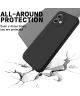 Motorola Moto G84 Hoesje Siliconen Back Cover Zwart