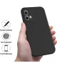 Motorola Moto G84 Hoesje Siliconen Back Cover Zwart