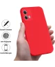 Motorola Moto G84 Hoesje Siliconen Back Cover Rood