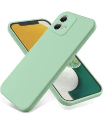 Motorola Moto G84 Hoesje Siliconen Back Cover Groen