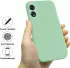 Oppo A18 / A38 Hoesje Siliconen Back Cover Groen afbeelding 3