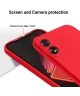 Oppo A18 / A38 Hoesje Siliconen Back Cover Rood