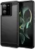 Xiaomi 13T/13T Pro Hoesje Geborsteld TPU Flexibele Back Cover Zwart afbeelding 1