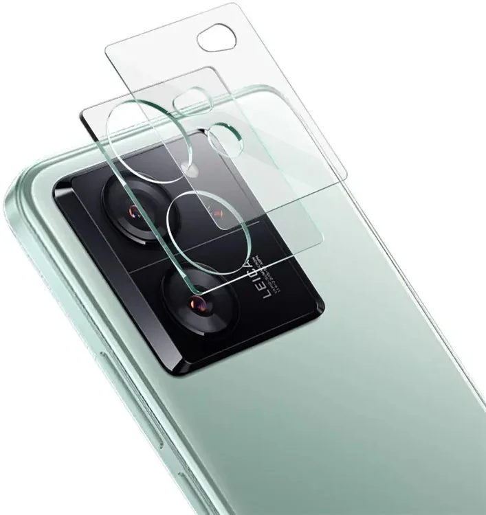 Imak Xiaomi 13T / 13T Pro Camera Lens Protector + Lens Cap Clear afbeelding 1