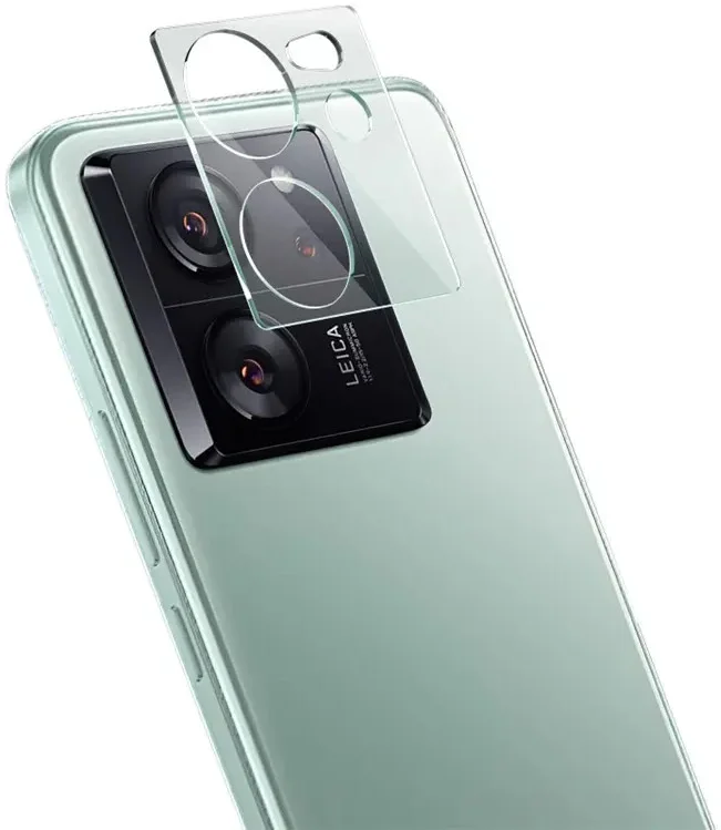 Imak Xiaomi 13T / 13T Pro Camera Lens Protector + Lens Cap Clear afbeelding 9