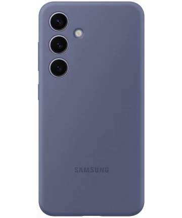 Origineel Samsung Galaxy S24 Hoesje Silicone Case Back Cover Violet Hoesjes