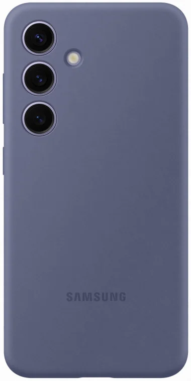 Origineel Samsung Galaxy S24 Hoesje Silicone Case Back Cover Violet afbeelding 1