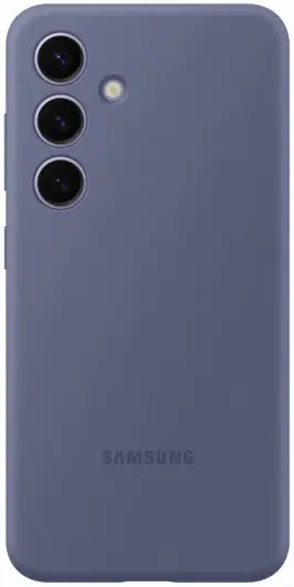 Origineel Samsung Galaxy S24 Hoesje Silicone Case Back Cover Violet afbeelding 1