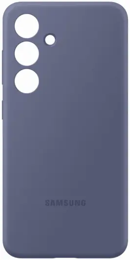 Origineel Samsung Galaxy S24 Hoesje Silicone Case Back Cover Violet afbeelding 4