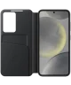 Origineel Samsung Galaxy S24 Hoesje Smart View Wallet Case Zwart
