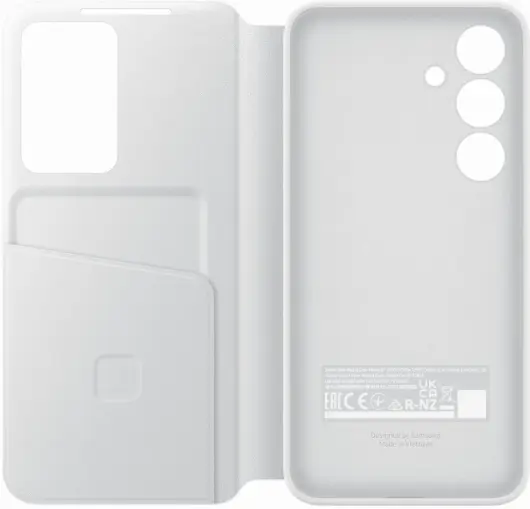 Origineel Samsung Galaxy S24 Hoesje Smart View Wallet Case Wit afbeelding 5