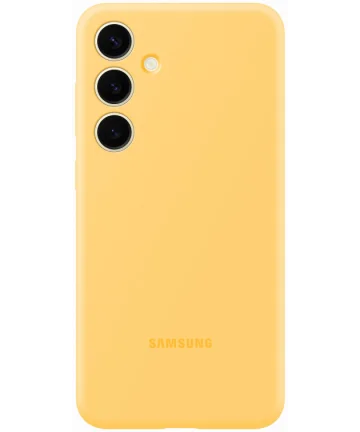 Origineel Samsung Galaxy S24 Plus Hoesje Silicone Case Geel Hoesjes