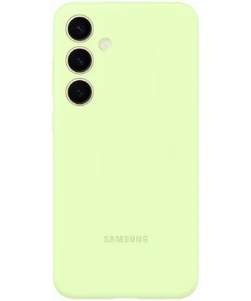 Origineel Samsung Galaxy S24 Plus Hoesje Silicone Case Groen Hoesjes