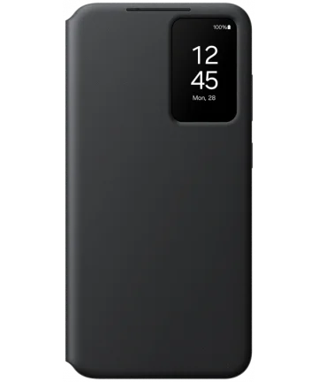Origineel Samsung Galaxy S24 Plus Hoesje Smart View Wallet Case Zwart Hoesjes