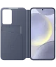 Origineel Samsung Galaxy S24 Plus Hoesje Smart View Wallet Case Paars