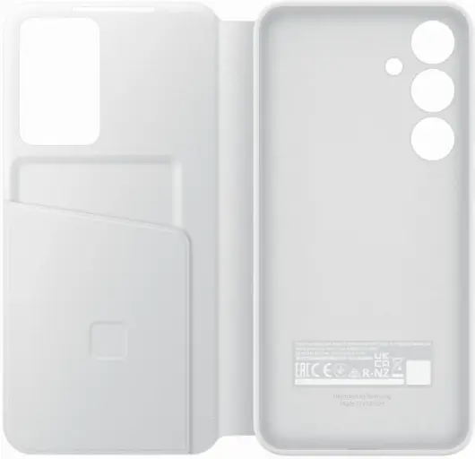 Origineel Samsung Galaxy S24 Plus Hoesje Smart View Wallet Case Wit afbeelding 5