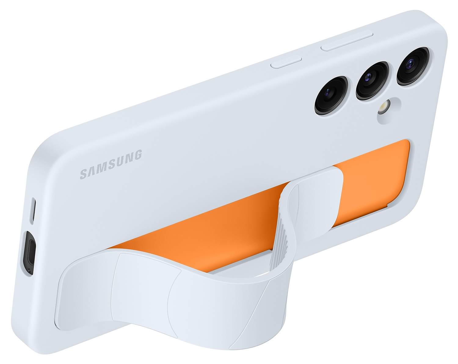 Origineel Samsung Galaxy S24 Plus Hoesje Standing Grip Case Wit afbeelding 2