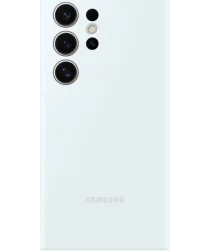 Origineel Samsung Galaxy S24 Ultra Hoesje Silicone Case Wit
