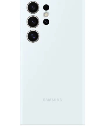 Origineel Samsung Galaxy S24 Ultra Hoesje Silicone Case Wit Hoesjes