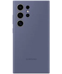 Origineel Samsung Galaxy S24 Ultra Hoesje Silicone Case Violet